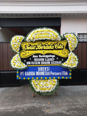 Papan Bunga Duka di Rongkop